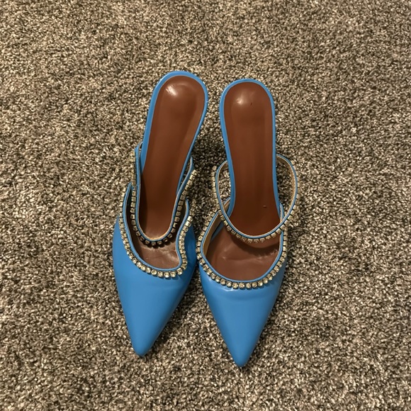 Blue studded mule size 8 - Picture 1 of 3